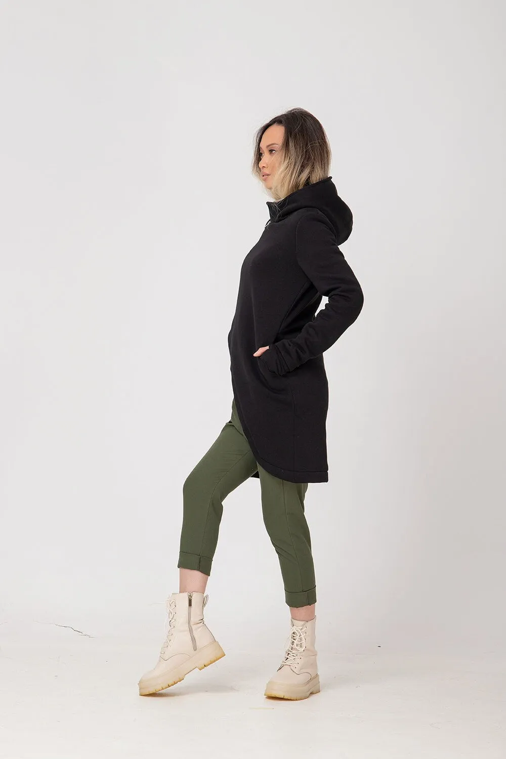 Asymmetrical Hoddie  - MANIQA