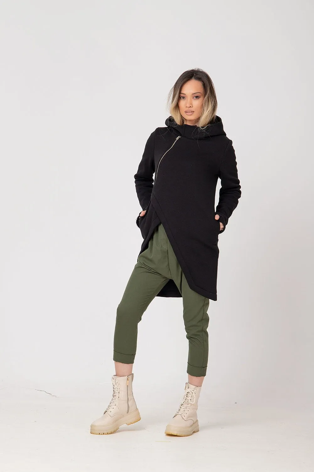 Asymmetrical Hoddie  - MANIQA