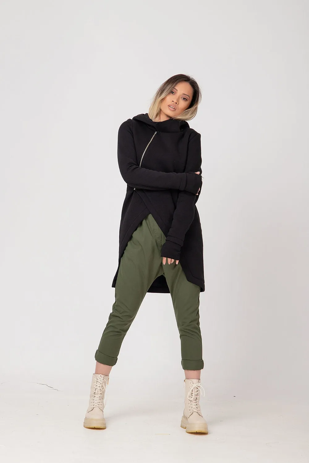 Asymmetrical Hoddie  - MANIQA