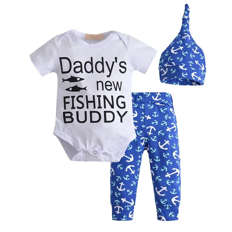 Baby Boy Cotton T-shirt and Pants (2 Pieces) Summer Outfit