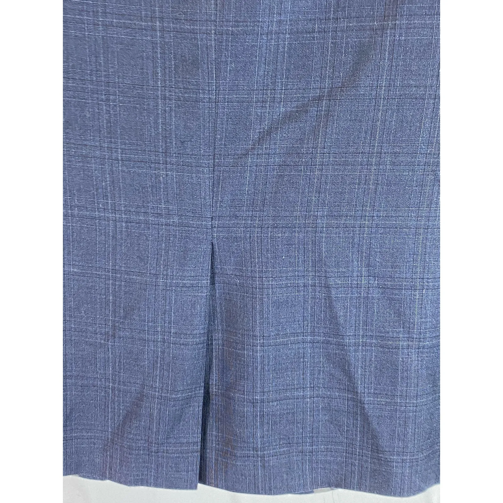 BEN SHERMAN Men's Navy Plaid Camden Tailored Skinny-Fit SBlazer SZ 44R