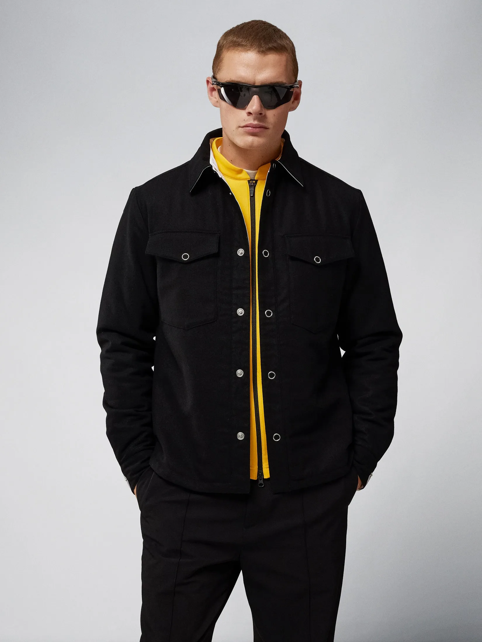 Big Bridge Rev Overshirt / Black