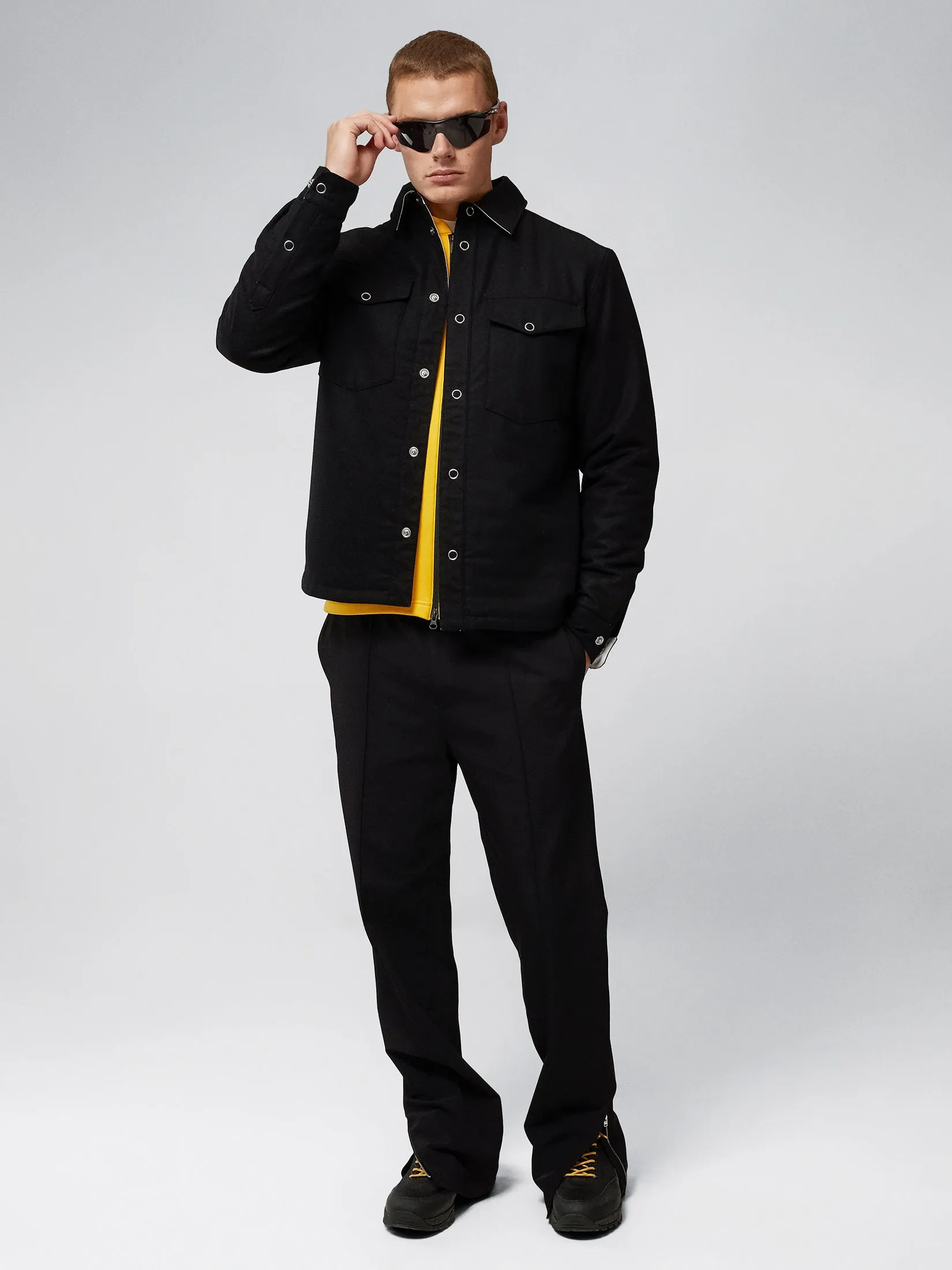 Big Bridge Rev Overshirt / Black