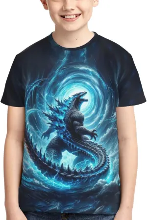 Boys' Short Sleeve T Shirt Game Graphic Crewneck Tshirts 3D Printed Cartoon Tee Shirt for Youth Boys Girls Teen 6-16
