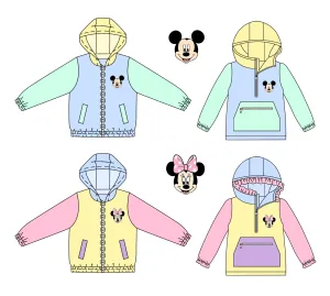 BT0765 preorder mouse zipper hoodie boy hoodie shirt top 202406