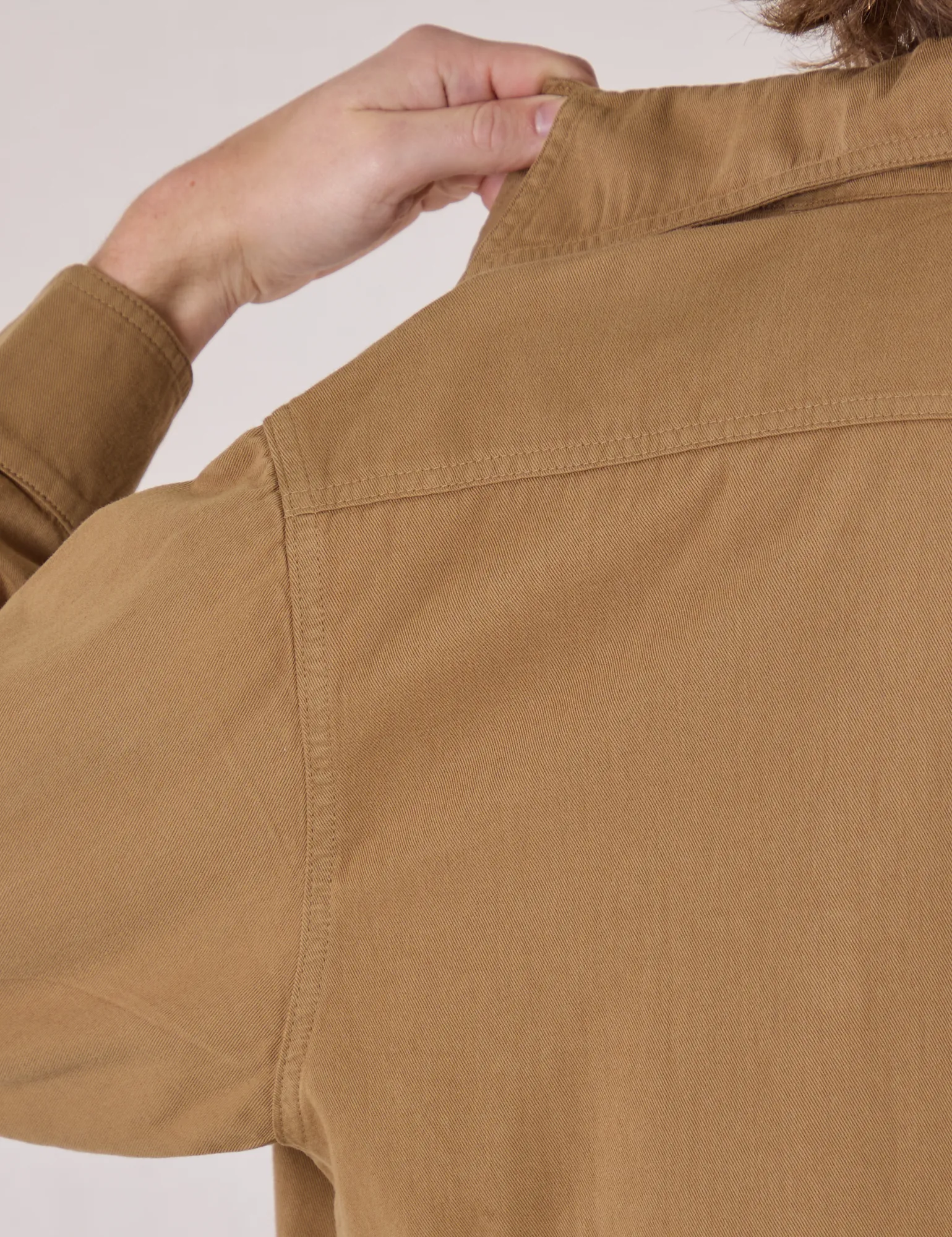 Cropped Overshirt - Desert Brown