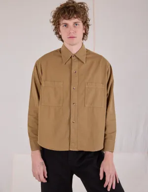 Cropped Overshirt - Desert Brown
