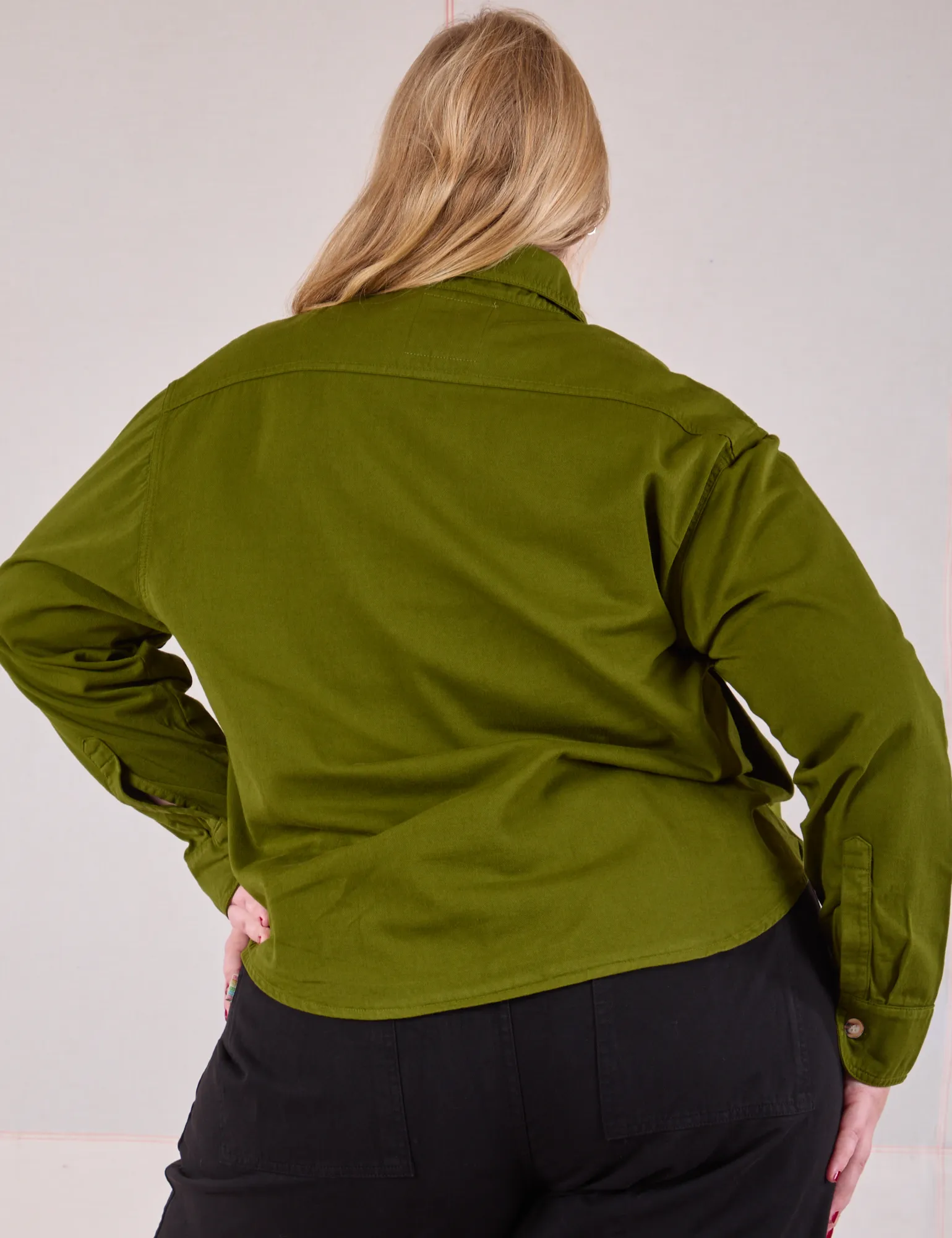 Cropped Overshirt - Summer Olive