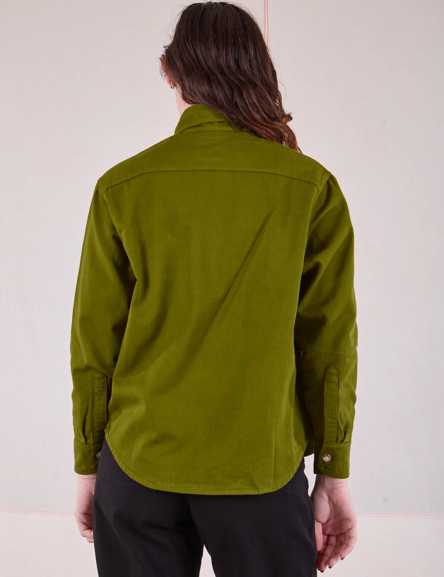 Cropped Overshirt - Summer Olive