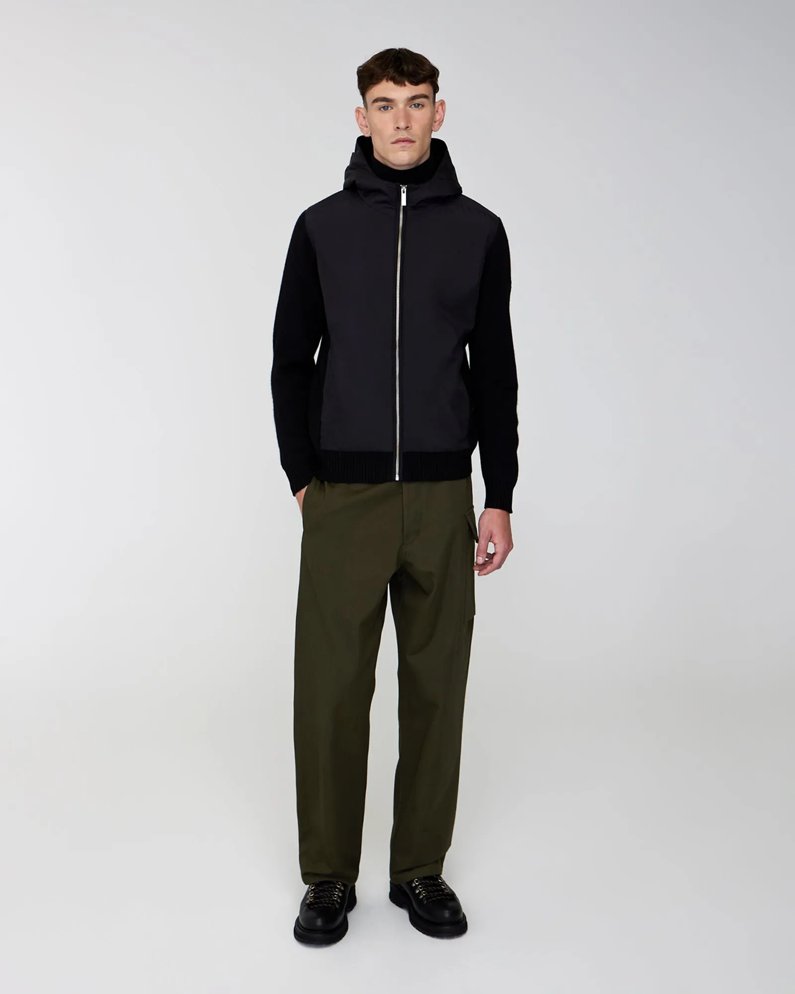 DAMIEN | Hooded Zip Sweater
