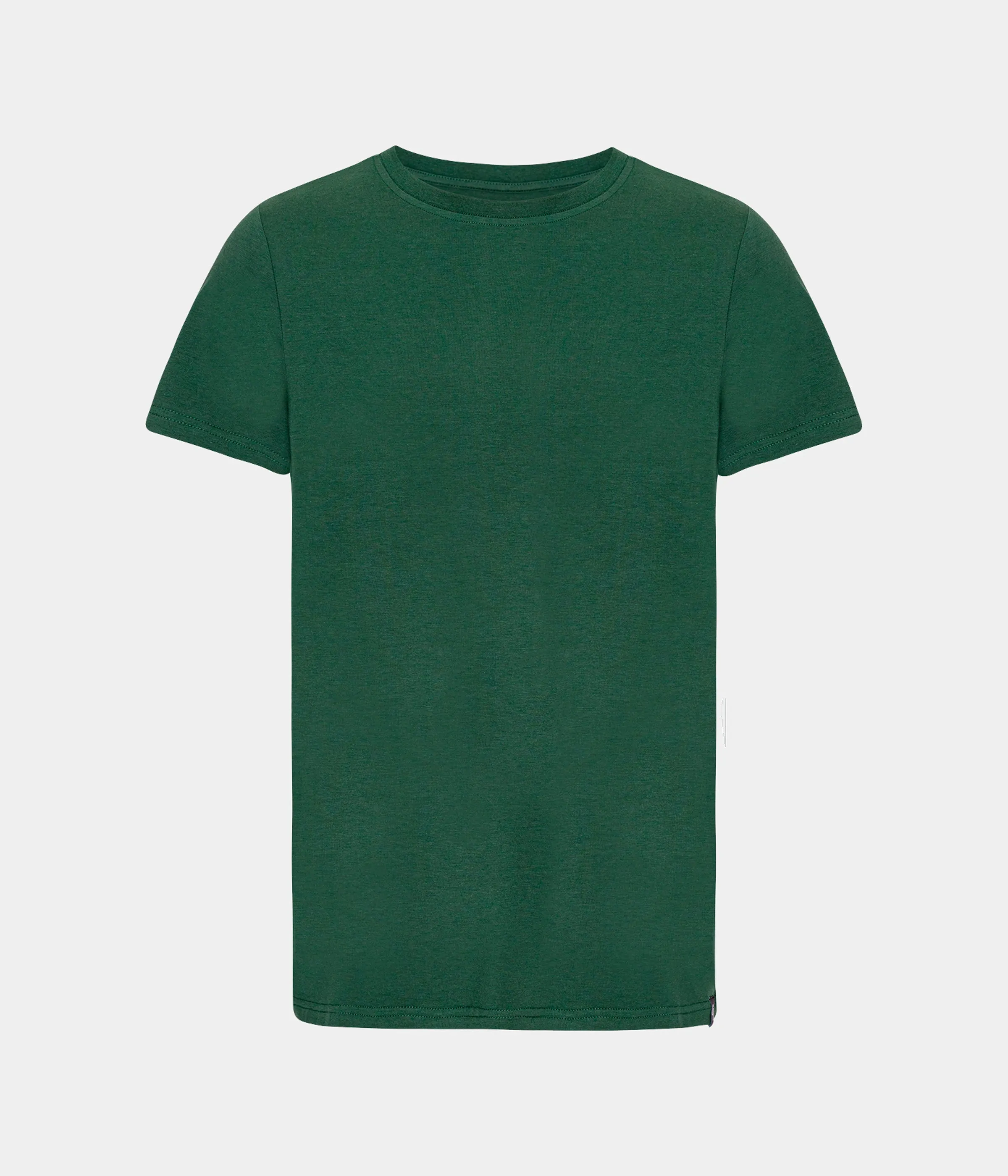 Green crew neck bamboo T-shirt