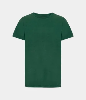 Green crew neck bamboo T-shirt