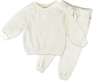 HonestBaby 2-Pack Harem Sweatpants Organic Cotton for Infant Baby & Toddler Unisex Boys & Girls