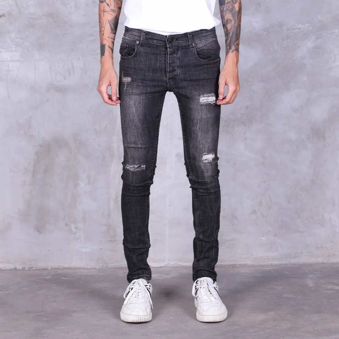 Jack Russel - Men Jeans - Handwerk J-GRN/5 Skinny Fit Black