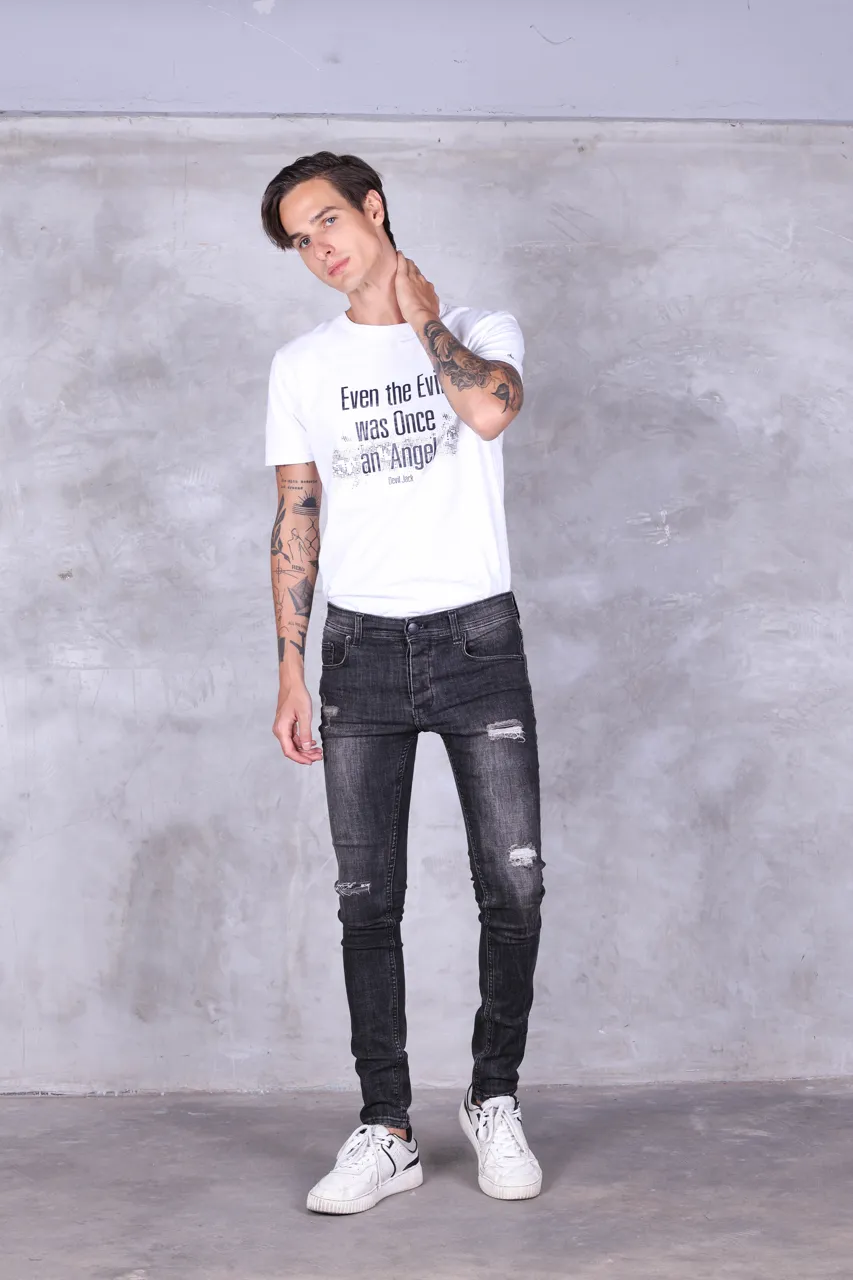 Jack Russel - Men Jeans - Handwerk J-GRN/5 Skinny Fit Black