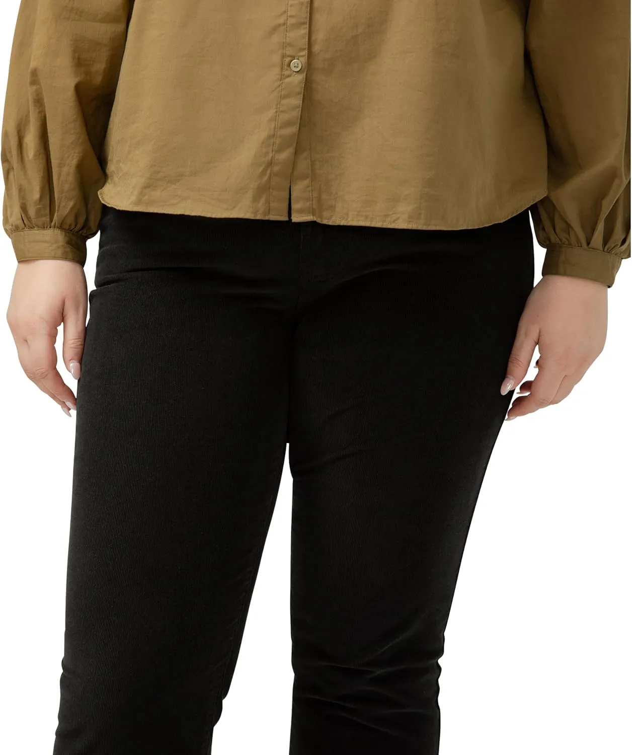 JAG Women's Plus Size Cassie Mid Rise Slim Straight Leg Jeans & Pants-Legacy