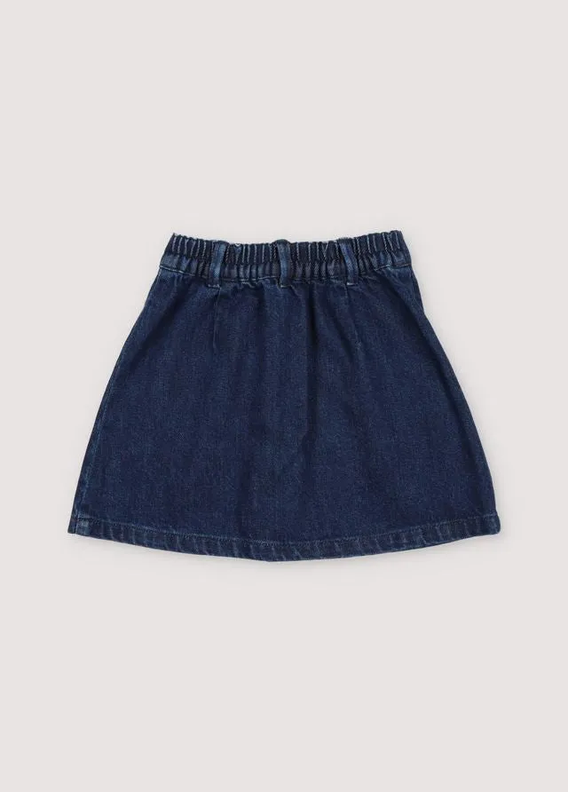 Kids' Danubio Denim Skirt Blue