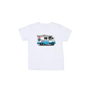 Kids Icecream Cone Man SS Tee (White)