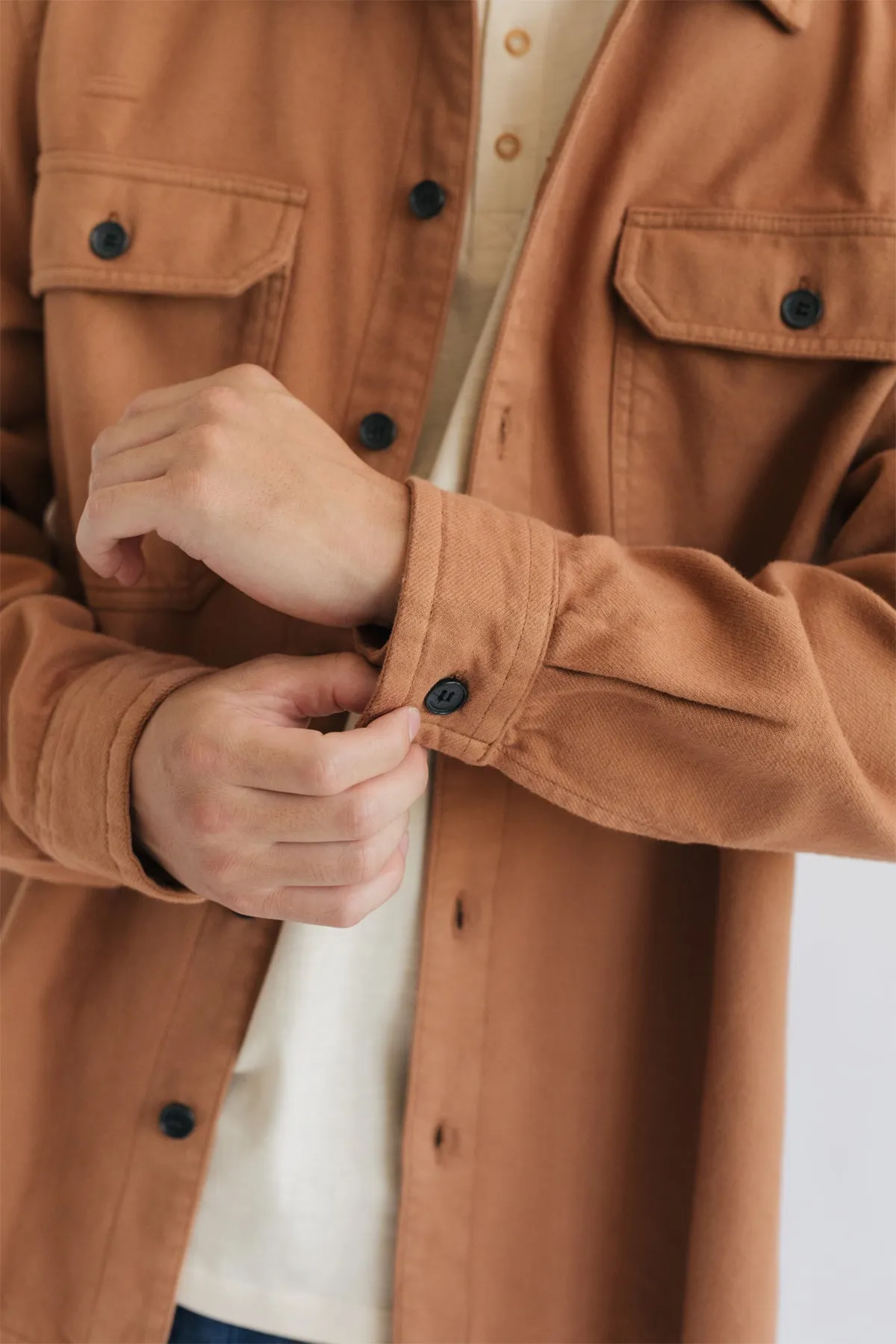 Lindhard Overshirt Camel Toast