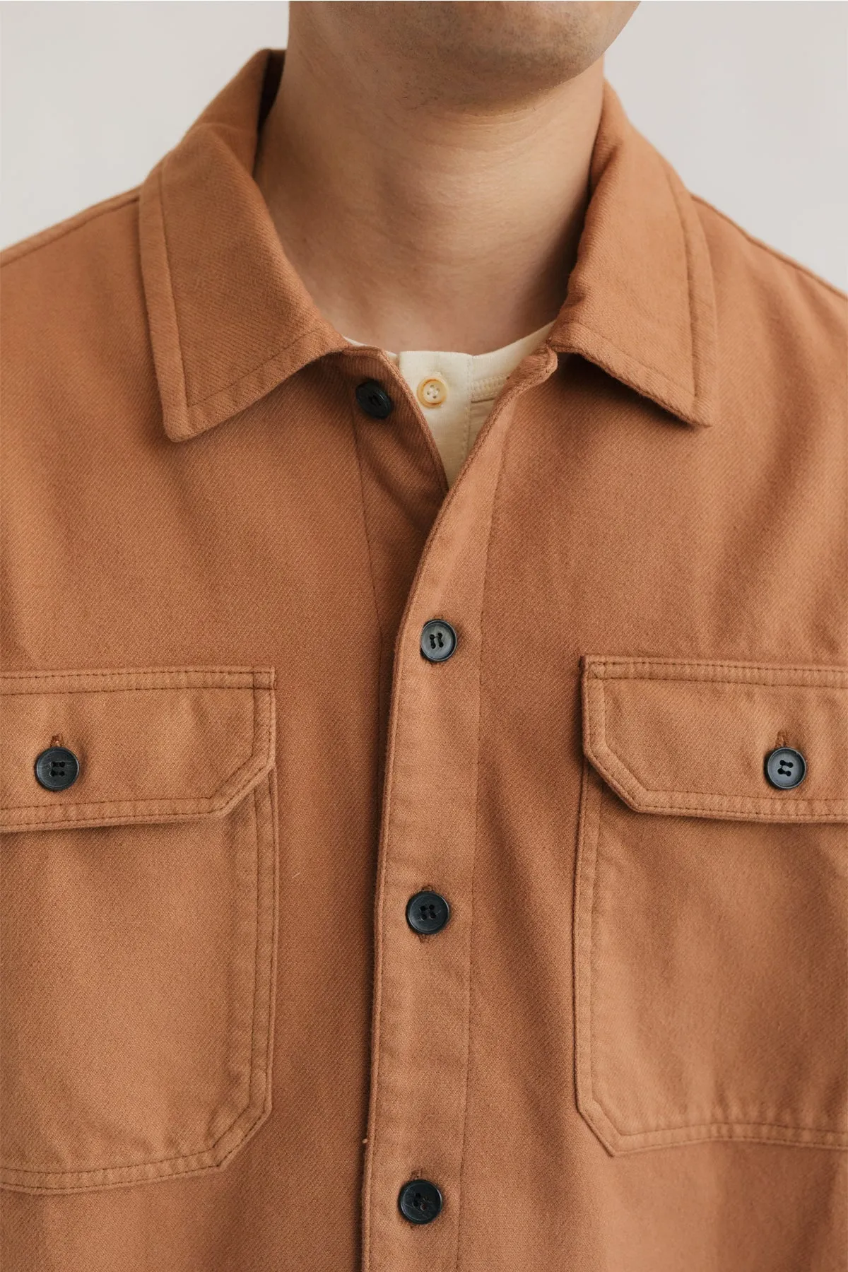 Lindhard Overshirt Camel Toast