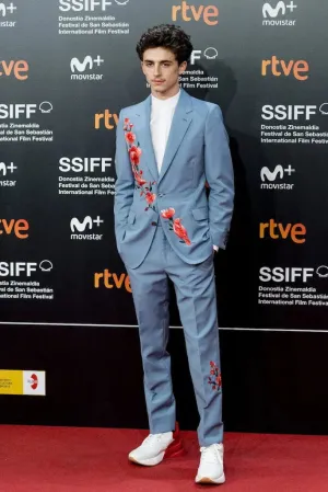 Men Hand Work Embroidered Two Piece Suit Wedding Wear Dark Pastel Blue Suits