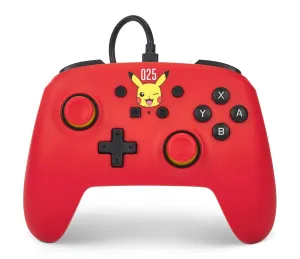 PowerA Nintendo Switch Wired Controller - Laughing Pikachu, Pokemon Switch Controller, Detachable 10ft USB Cable, Plug & Play, Officially Licensed by Nintendo
