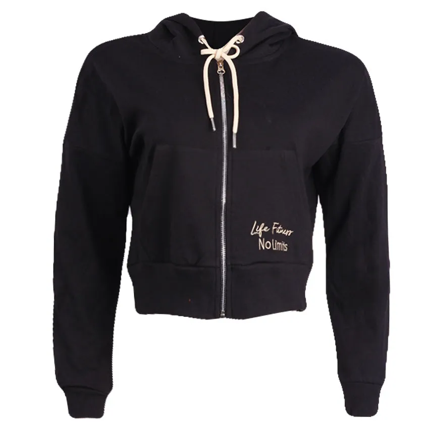 REDTAG Black Sweatshirt for Women