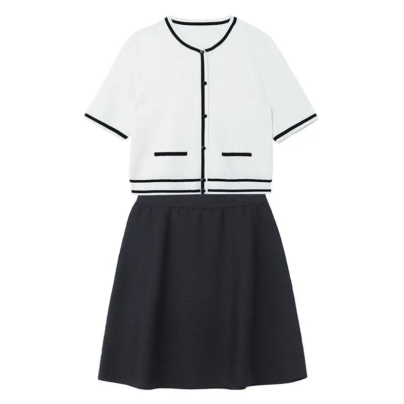 Tencel Short Sleeve Two-piece Suit