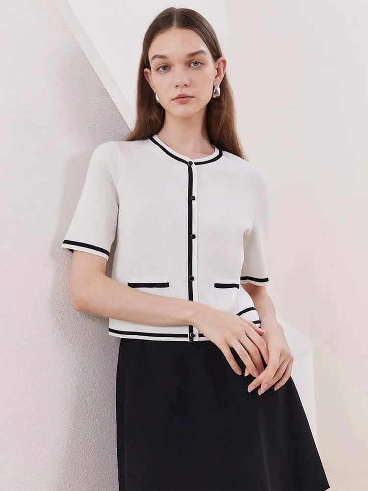 Tencel Short Sleeve Two-piece Suit