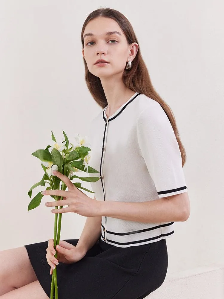 Tencel Short Sleeve Two-piece Suit