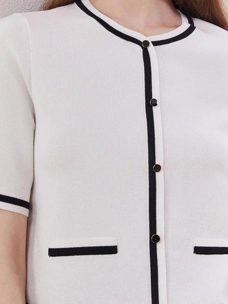 Tencel Short Sleeve Two-piece Suit