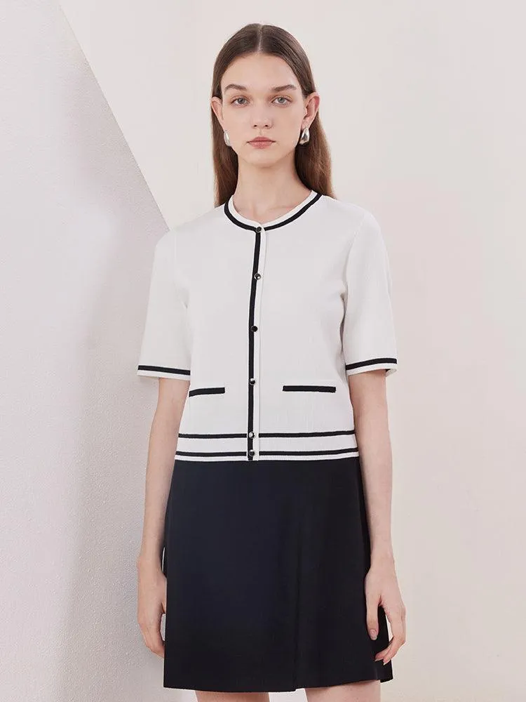 Tencel Short Sleeve Two-piece Suit