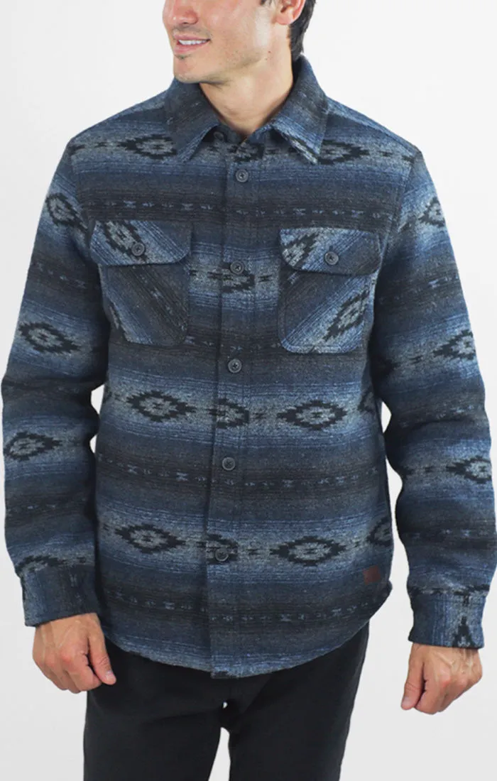 Unlined Wool Blend Overshirt