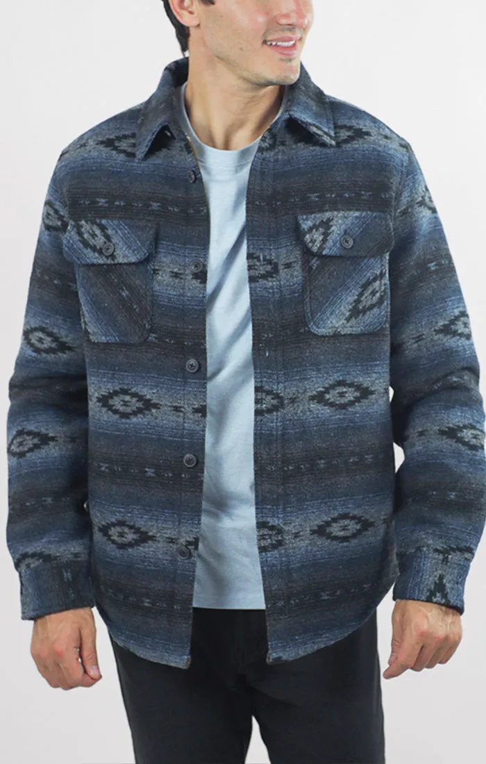 Unlined Wool Blend Overshirt