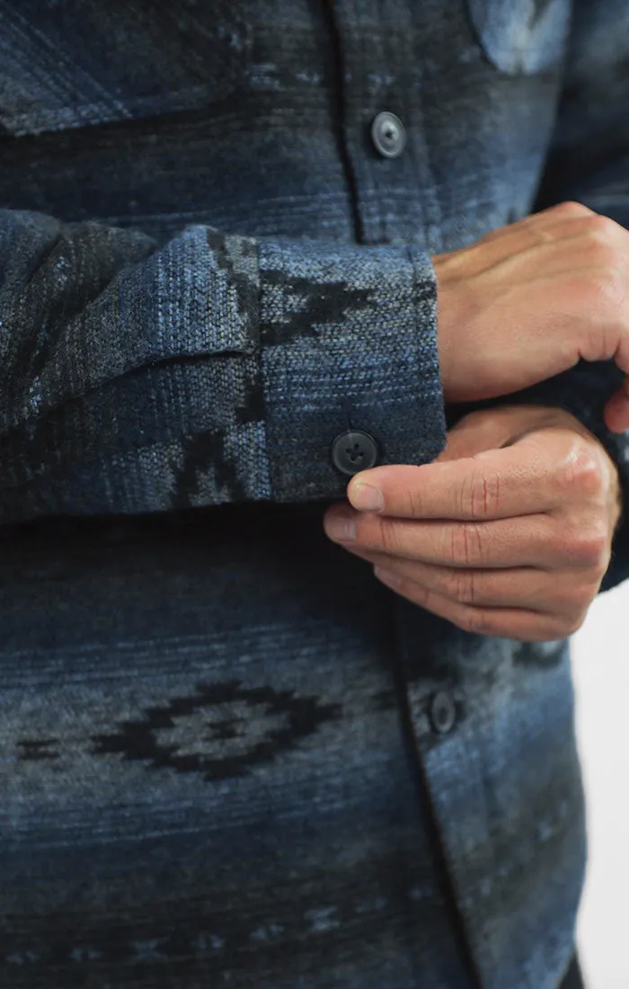 Unlined Wool Blend Overshirt