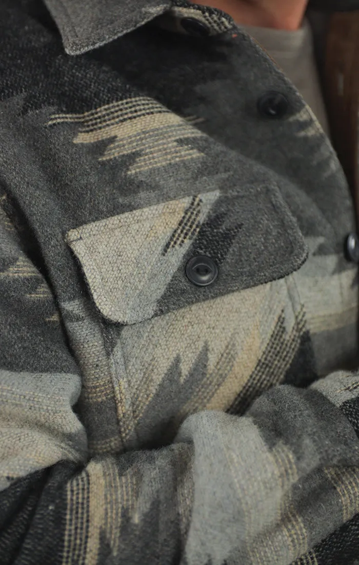 Unlined Wool Blend Overshirt