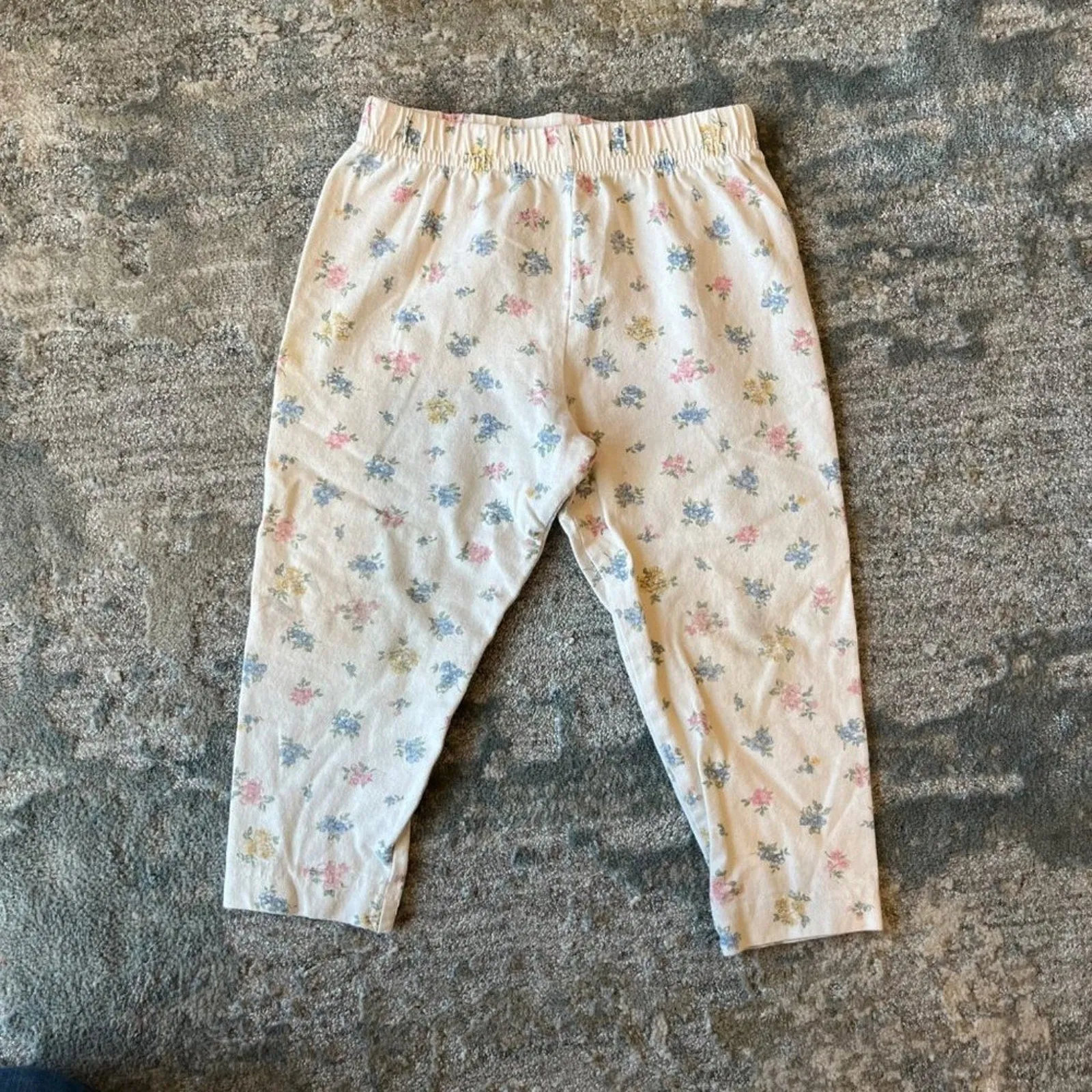Vintage SWAT Floral Leggings 24 Months USA
