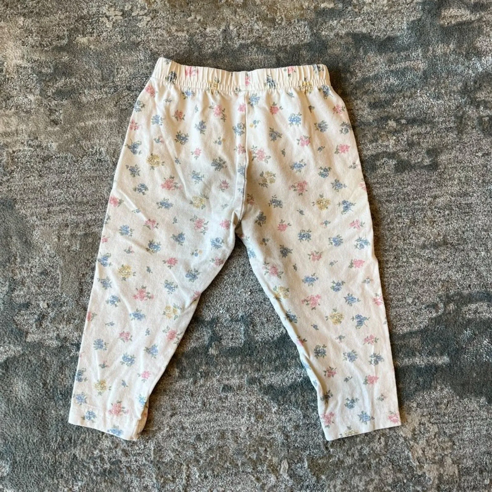 Vintage SWAT Floral Leggings 24 Months USA