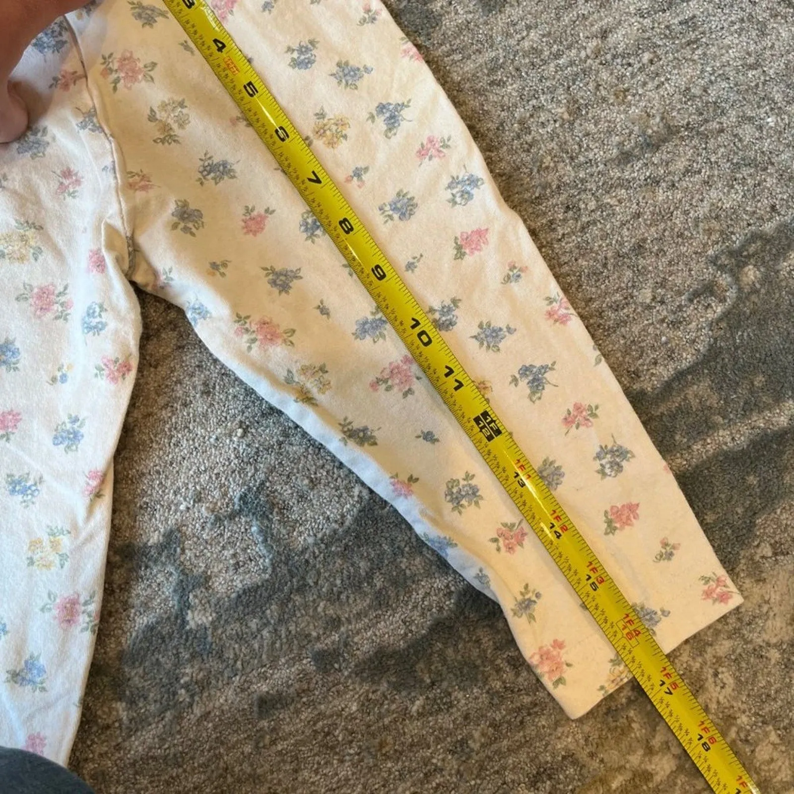Vintage SWAT Floral Leggings 24 Months USA
