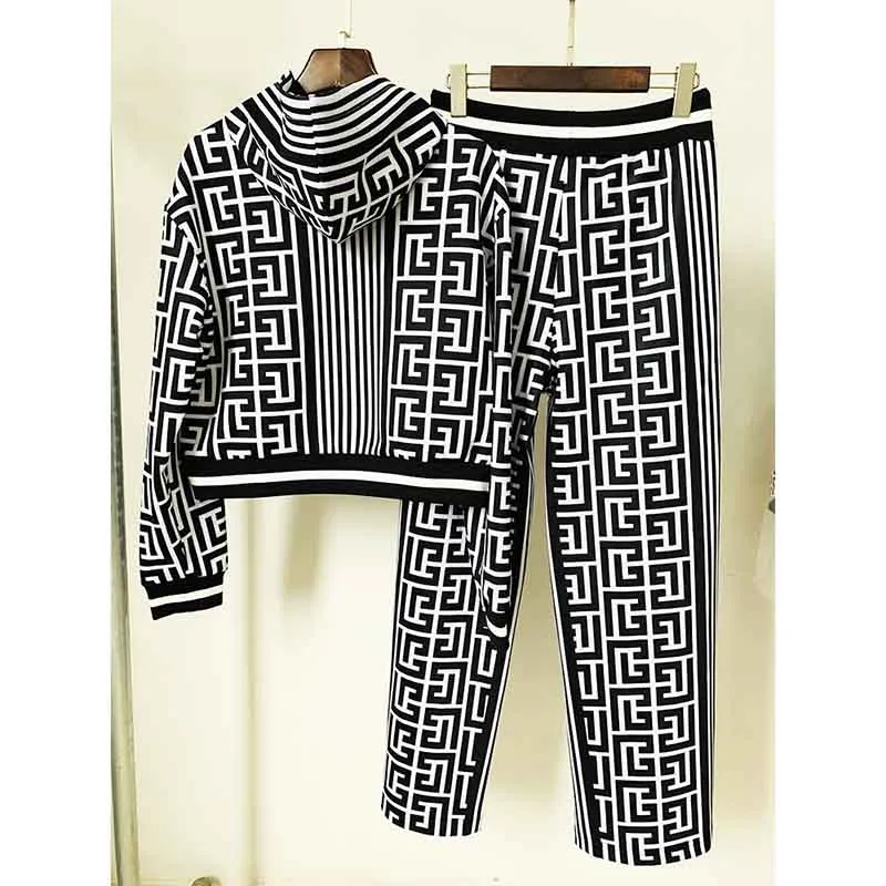 Women's Pantsuit Hooded Sweater   Wide Leg Two Piece Suit Casual Pantsuit Set