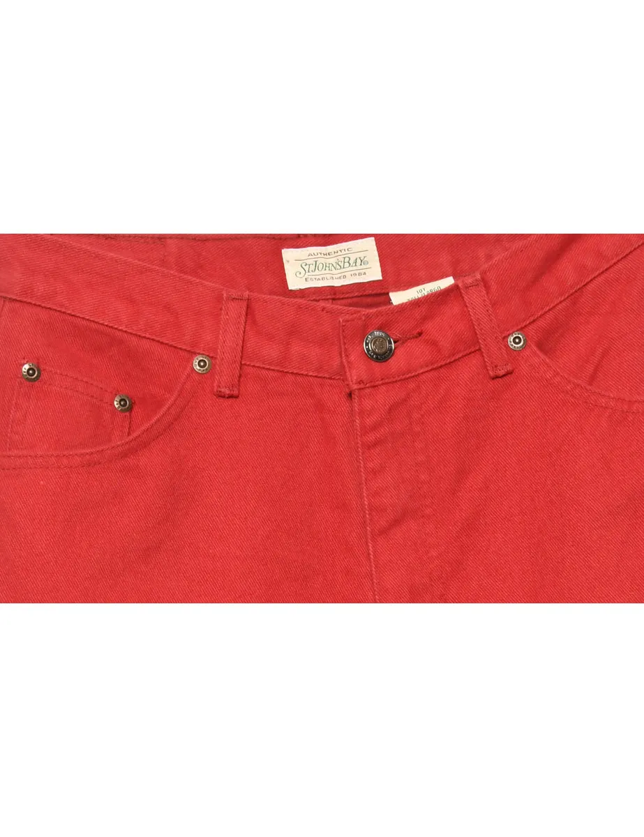 Zip Front Skinny Fit Jeans - W30 L35