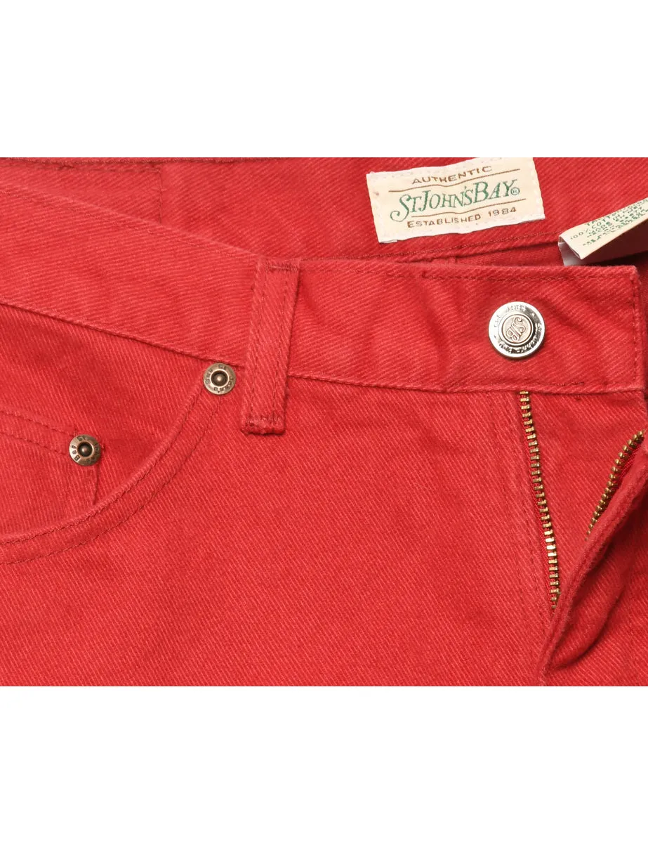 Zip Front Skinny Fit Jeans - W30 L35